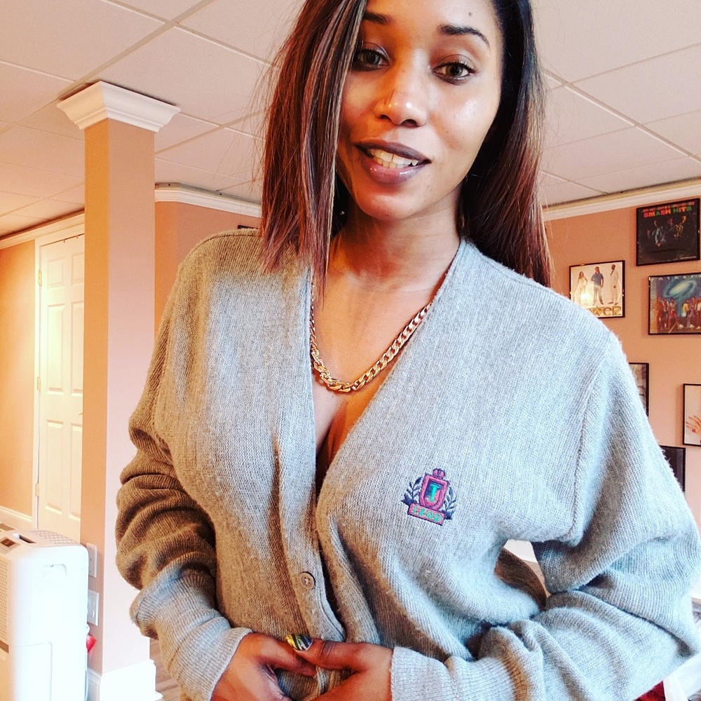 IZOD Vintage Crest Cardigan Sweater